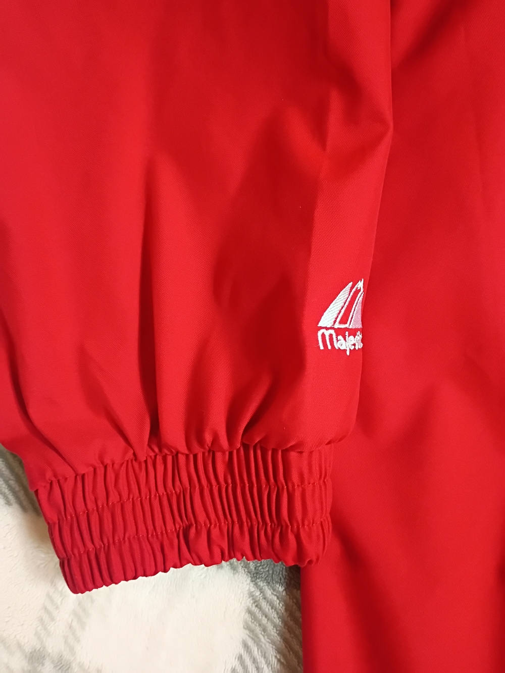 Los Angeles Angels Pullover Jacket Mens XXL Red 1/4 Zip MLB Baseball Majestic - Picture 9 of 16